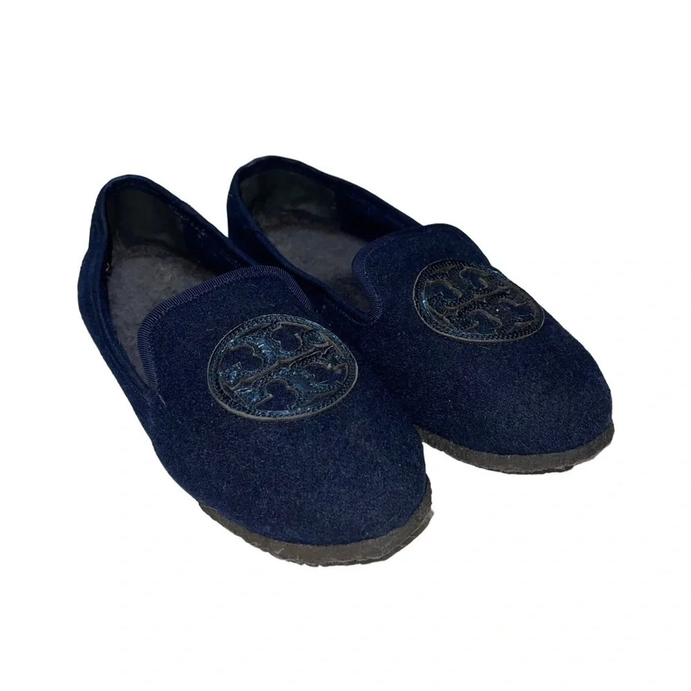 Tory Burch Fur Lined Wool Women Shoes Size 7